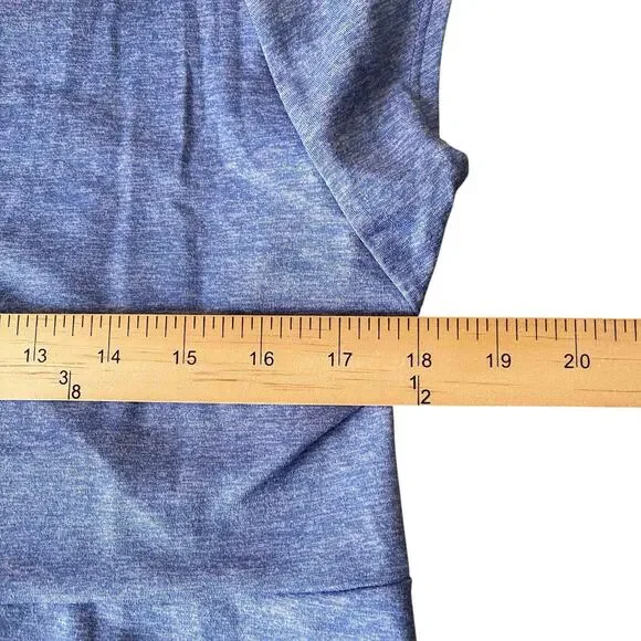 Patagonia Worn Wear Women's W's Seabrook Bandha Dress Blue Heathered Size XL - Picture 8 of 9